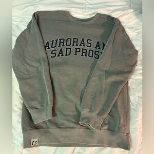 Taylor swift auroras and sad prose crewneck